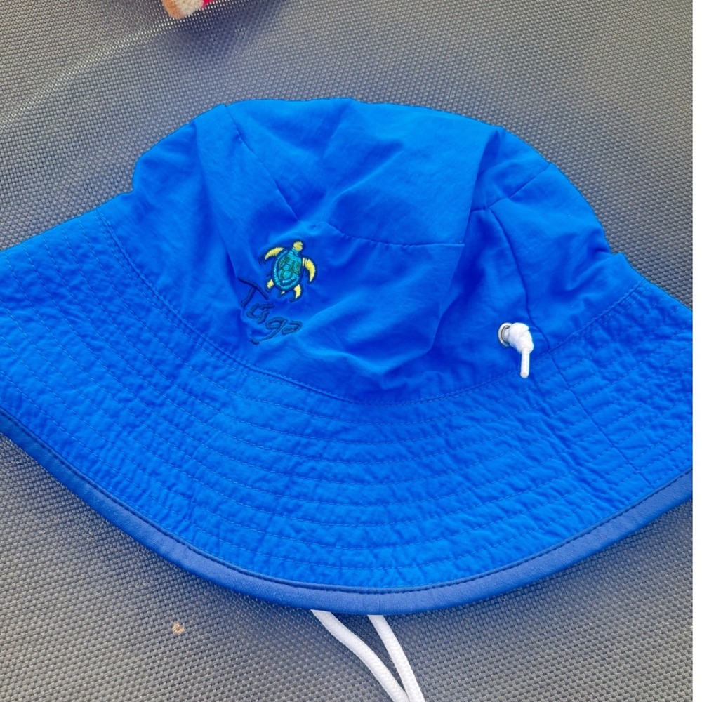 Tuga Kid Reversible Bucket Hat Sun‎ protection UPF50+ SeaTurtle Adjustable Strap